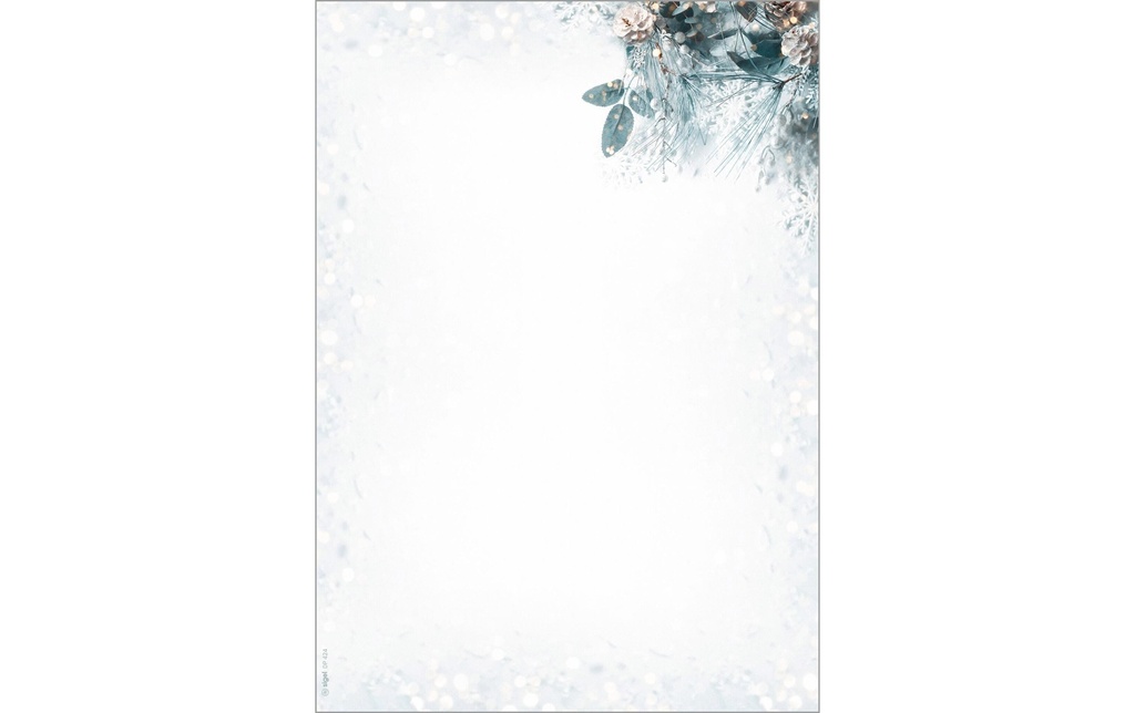 Sigel Papier à motif Eucalyptus magic, A4, 90 g/m², 100 feuilles