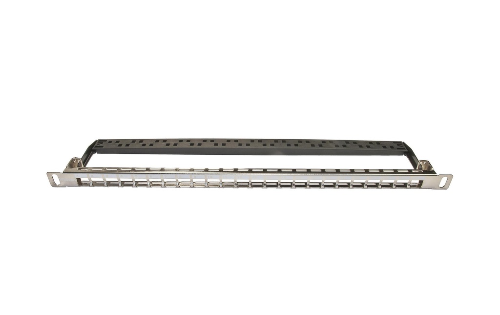 Wirewin Panneau de brassage 24 Port, Keystone, 0.5HE Rack 19