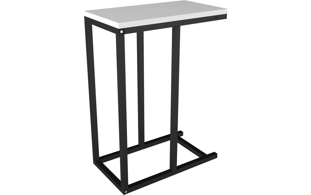 VCM Table d'appoint Insasi 45.7 x 63.2 cm, Blanc