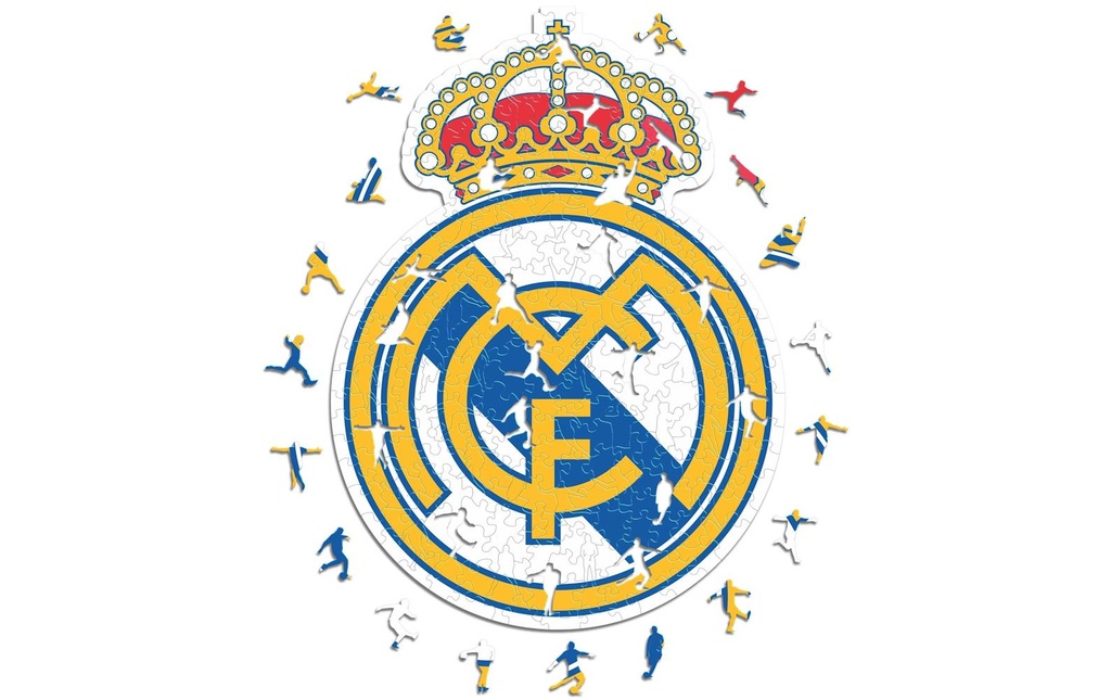 Iconic Puzzle Puzzle en bois AC Real Madrid – Logo