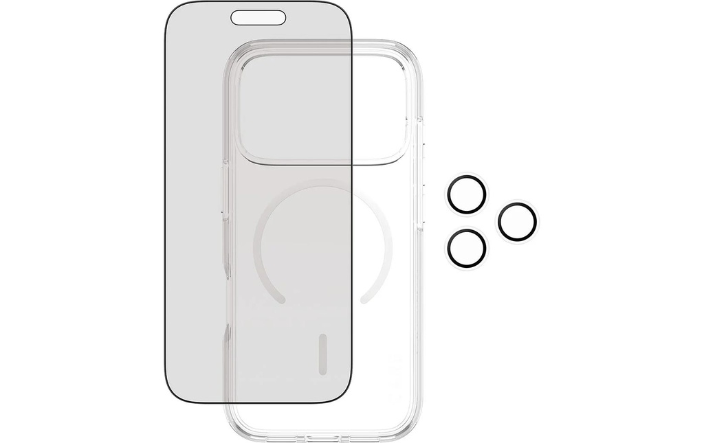CARE Coque arrière 3-in-1 Flagship Privacy iPhone 17 Pro
