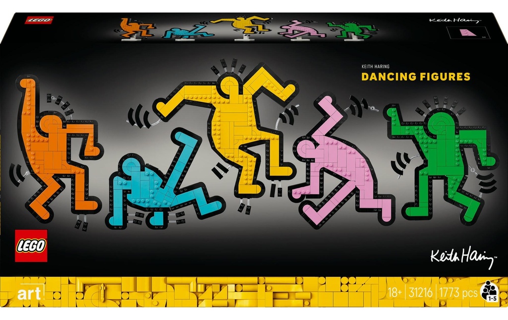 LEGO® Art Keith Haring Personnages dansants