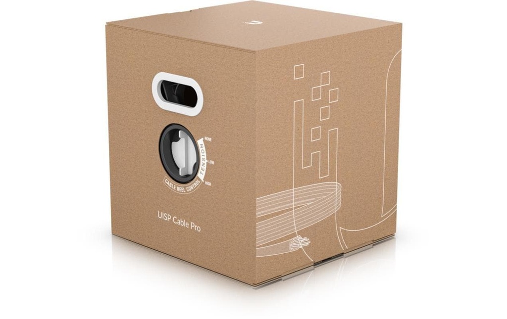 Ubiquiti Câble de pose UISP-CABLE-PRO Cat 5e, FTP, 305 m, Noir