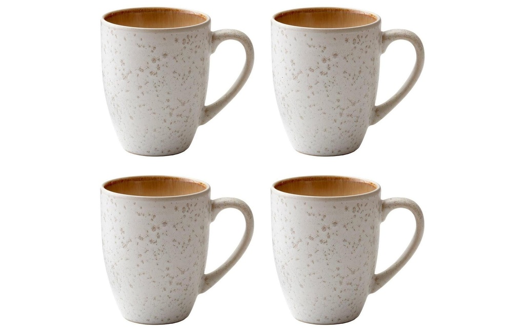 Bitz Tasse à café 300 ml, 4 Pièce/s, Crème/Ambre