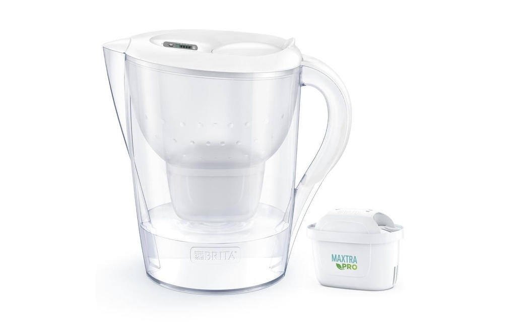BRITA Carafe filtrante Marella XL blanc incl. 1x cartouche Maxtra Pro