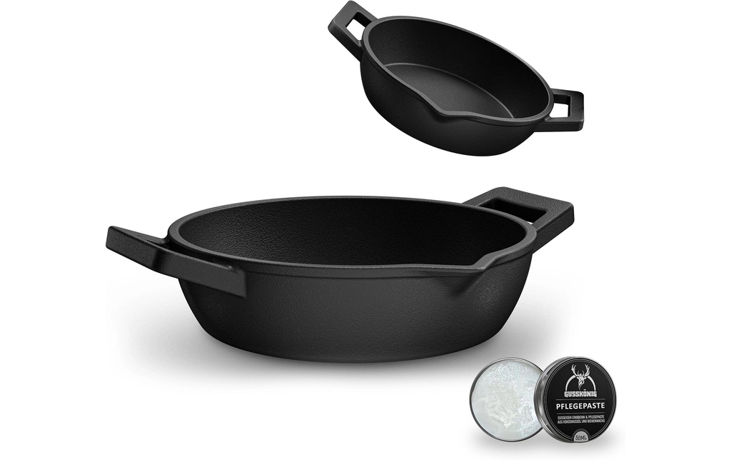 Gusskoenig Mini poêle ronde cuite au four 2 set