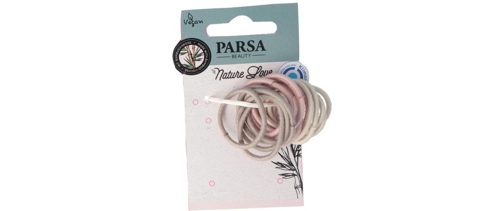 Parsa Beauty Élastique pour cheveux Amour de la nature Multicolore 15 pièces