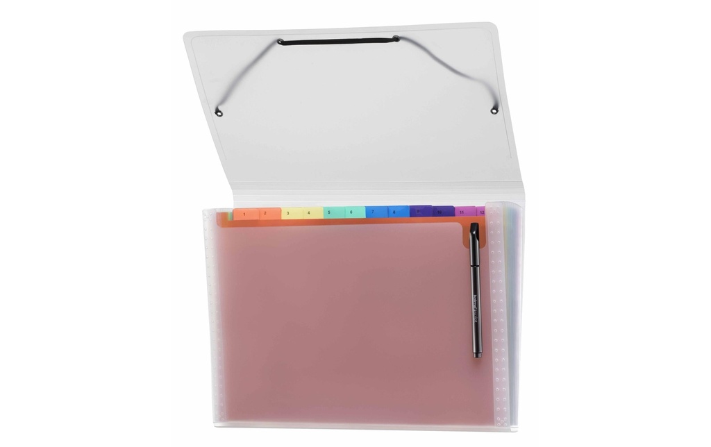 KOLMA Doss.compart.Rainbow A4 12sép.
