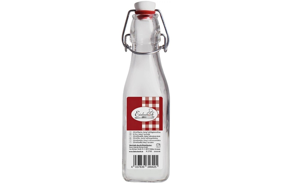 Einkochwelt Bouteilles pour conserves Swing 250 ml