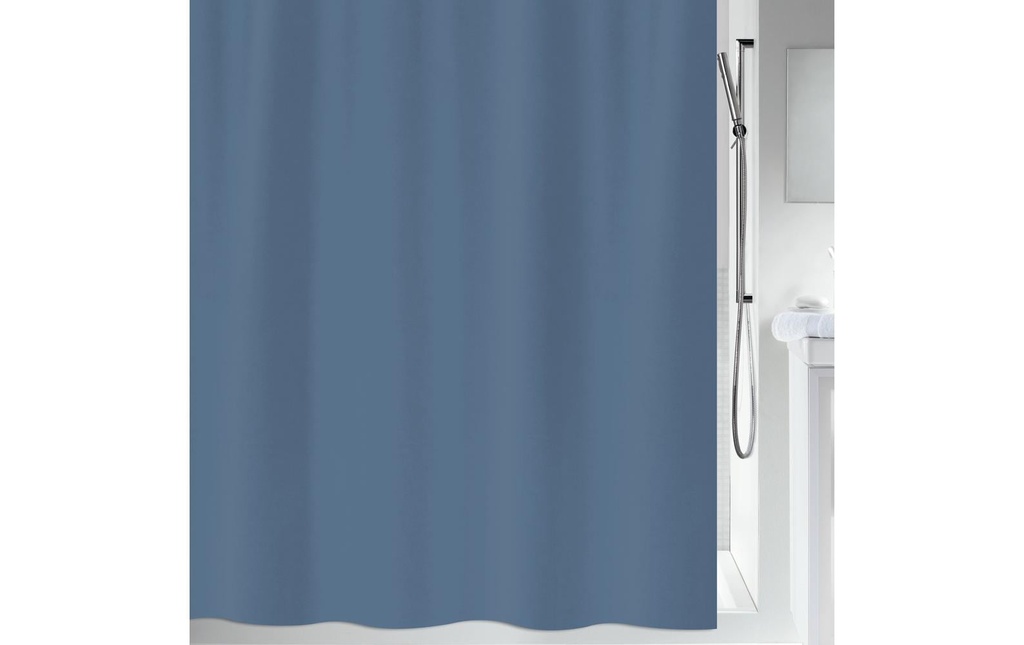 spirella Rideau de douche PRIMO 180 x 200 cm Bleu