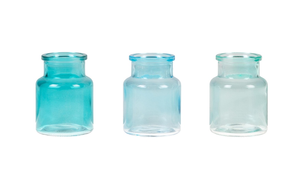 Munt & Vadret Ensemble de vases S 3 pièces, 7.5 cm, Bleu
