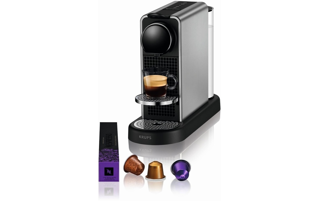 Krups Machine à café Nespresso CitiZ Platinum Noir/Titane