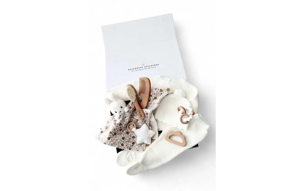 Oykami Coffret cadeau Babybox Siena Fleurs blanches