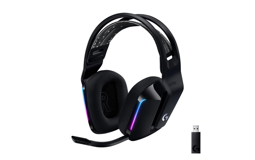 Logitech Casque gaming G733 Lightspeed Noir