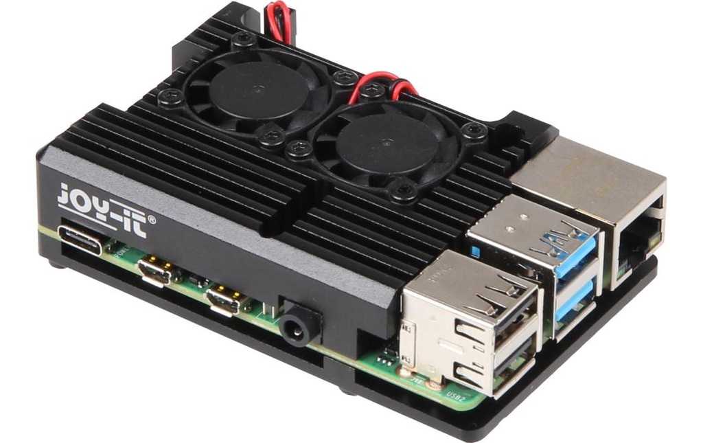 jOY-iT Boîtier Armor Case Block Active pour Raspberry Pi 4B