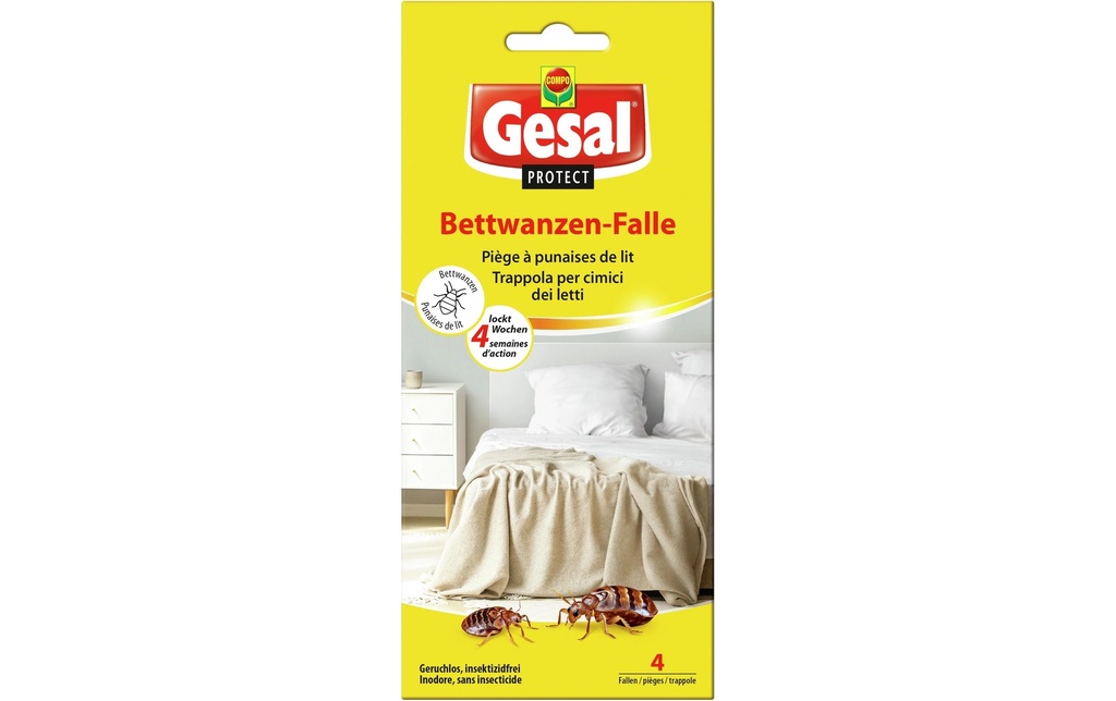Gesal Piège à punaises de lit Protect (2 x 2 pièges)