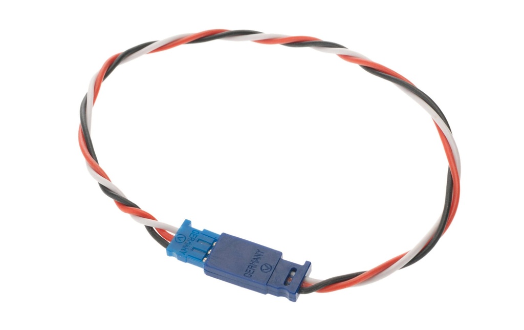 Muldental Câble de servo torsadé Futaba 50 cm fiche à la prise de courant