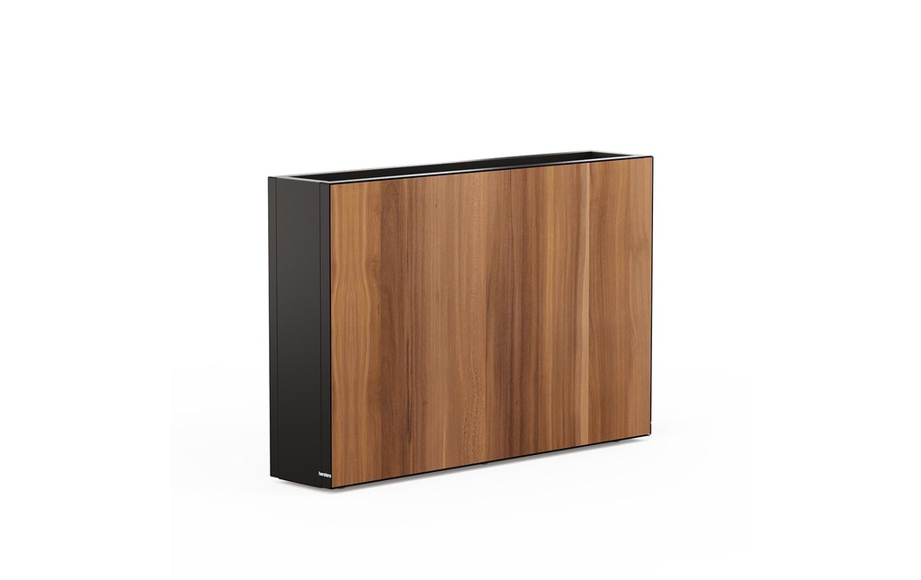 Herstera Cloison décorative Stratifié 120 x 25 x 80 cm cerisier