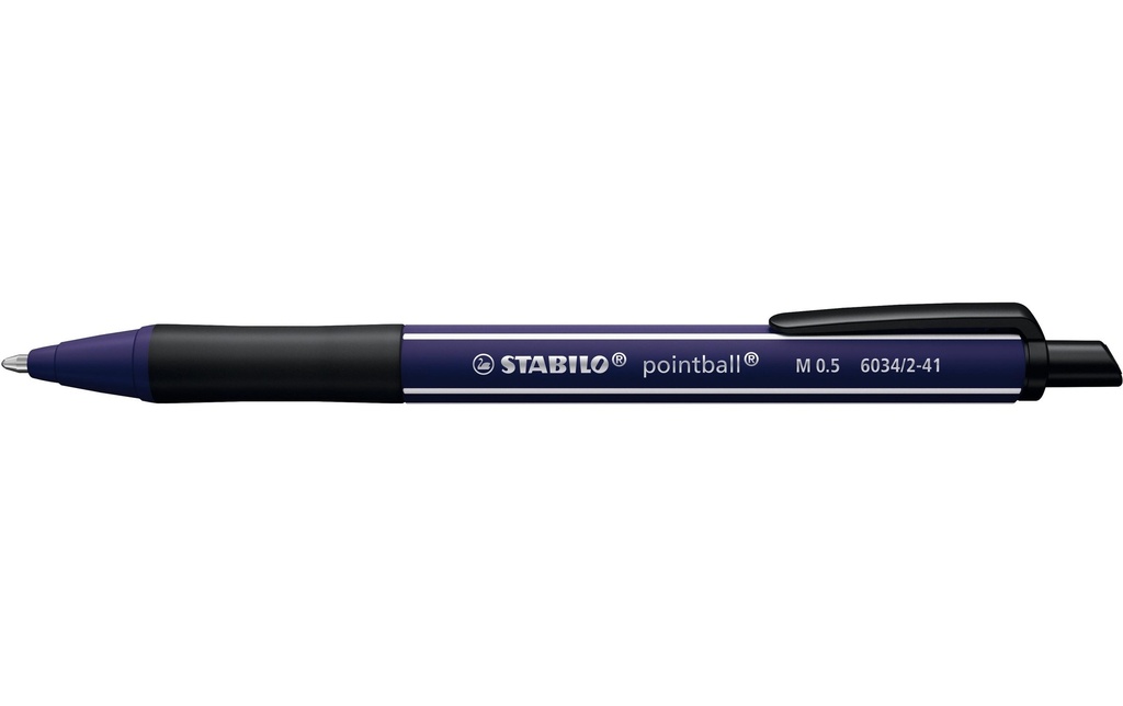 STABILO Stylo bille Pointball 0.5 mm, Bleu de Prusse