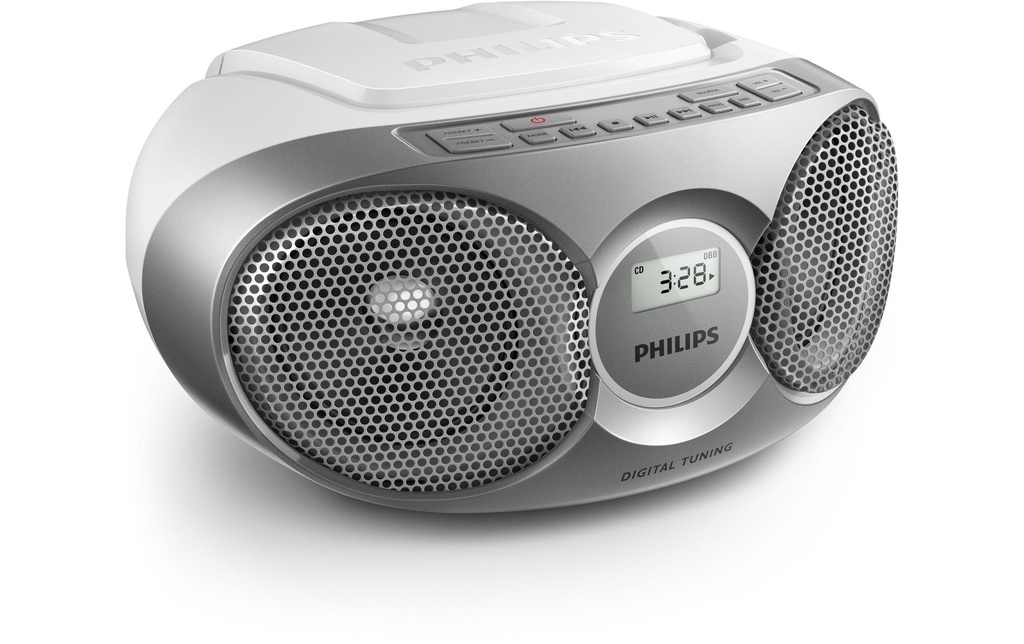 Philips Lecteur radio/CD AZ215 Argenté
