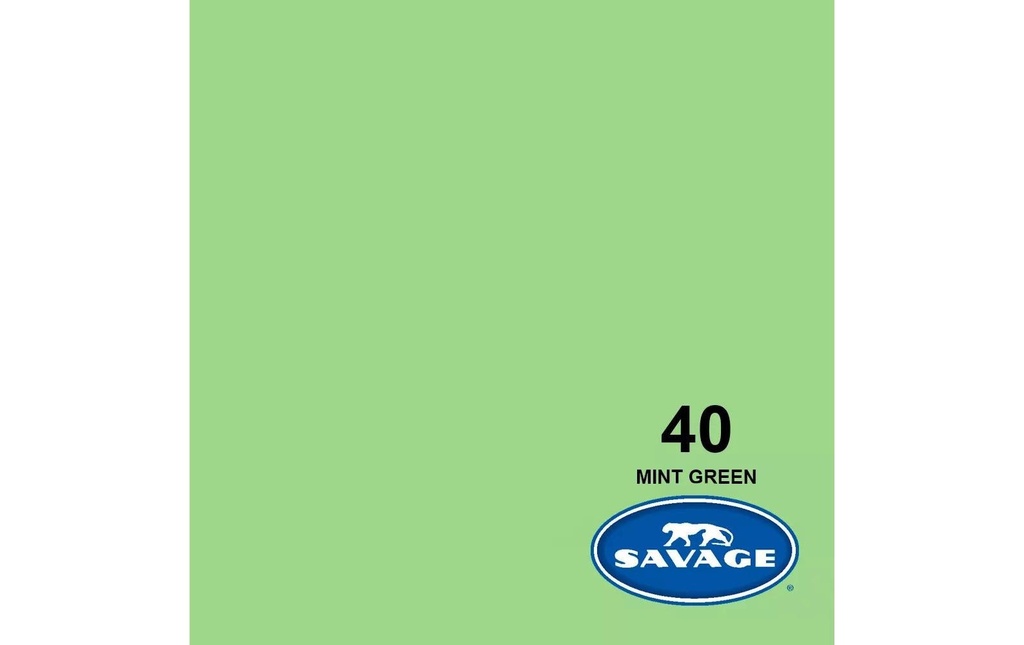 Savage Fond papier 1.35 x 11 m Mint Green