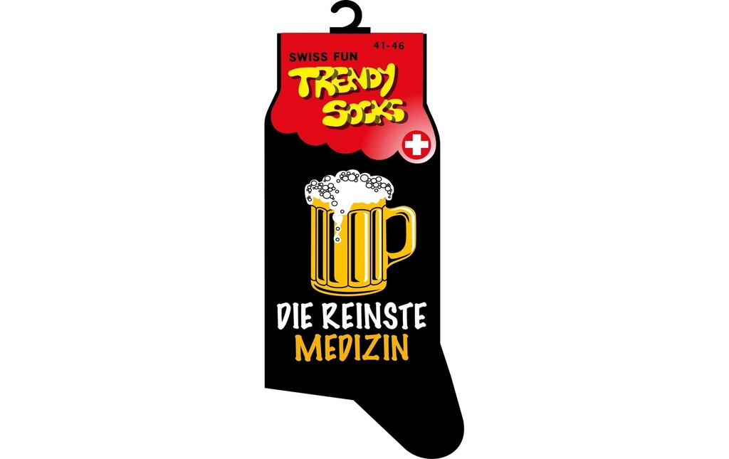 Trendcompany Chaussettes Bière Médecine 41-46