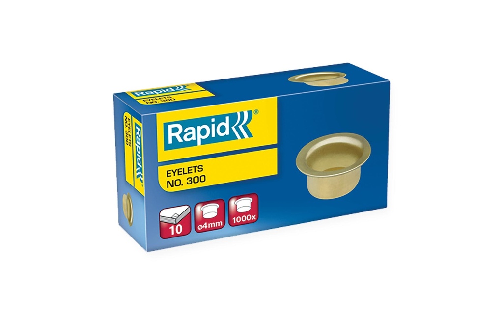 Rapid Œillets No.1, 4 mm, 1000 pièces