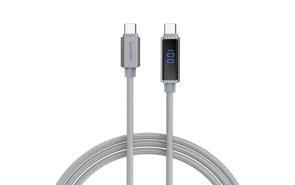 4smarts Câble USB 2.0 USB-C DigitCord 100W USB-C - USB-C 1.5 m