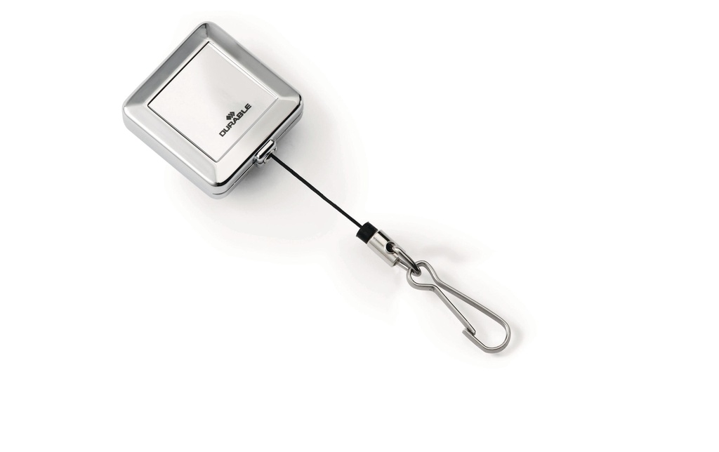 DURABLE Porte-carte Chrome Optimo Chrome