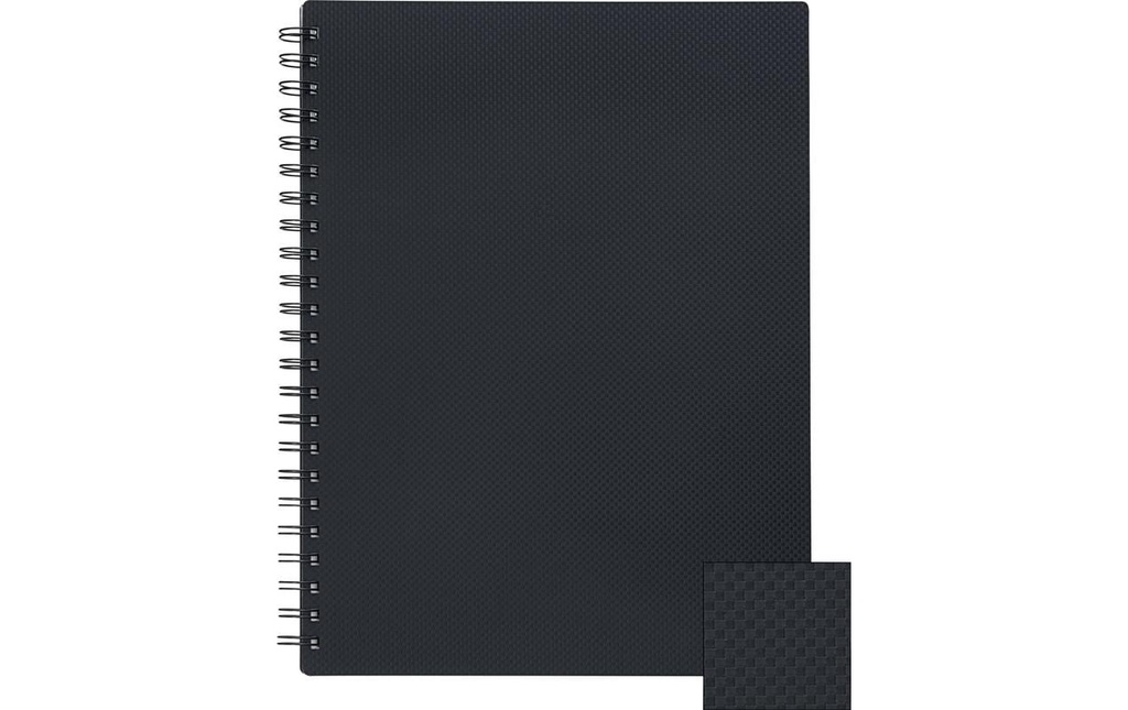 KOLMA Livre prés.Spiral A4 noir
