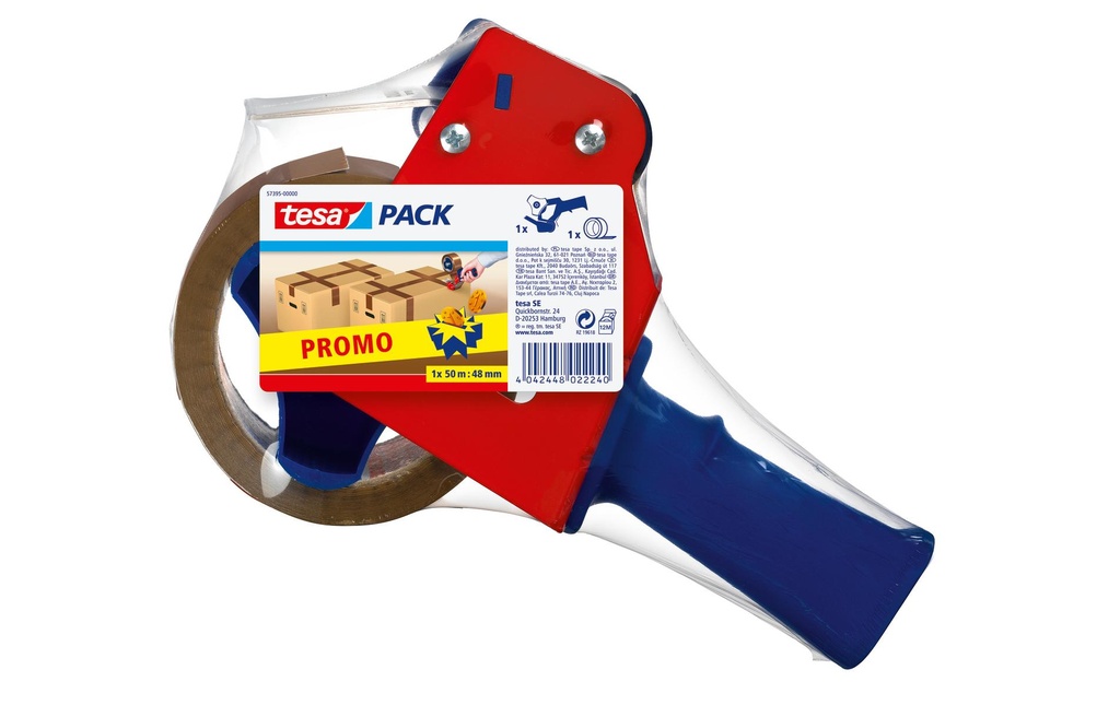 tesa Promopack Dérouleur et rouleaux adhésifs 48 mm x 50 m
