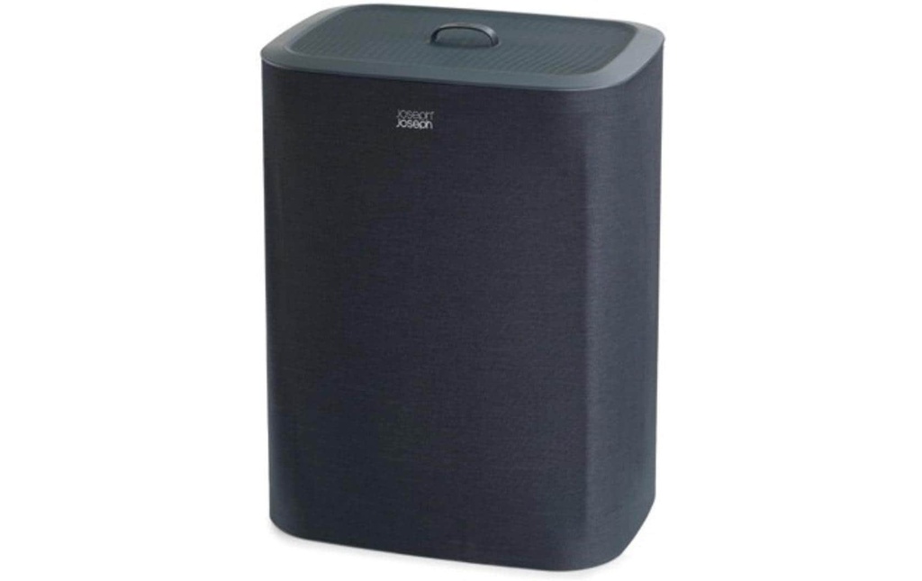 Joseph Joseph Corbeille à lessive Tota 90 L, 2x 45 L, noir