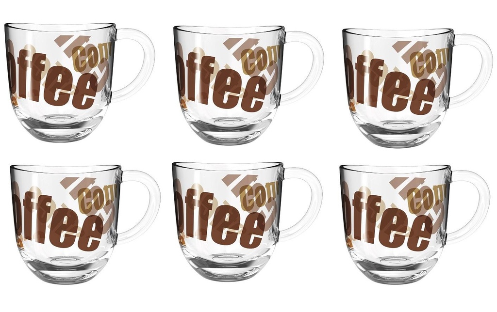 LEONARDO Tasse à café Naples avec texte 280 ml , Transparent