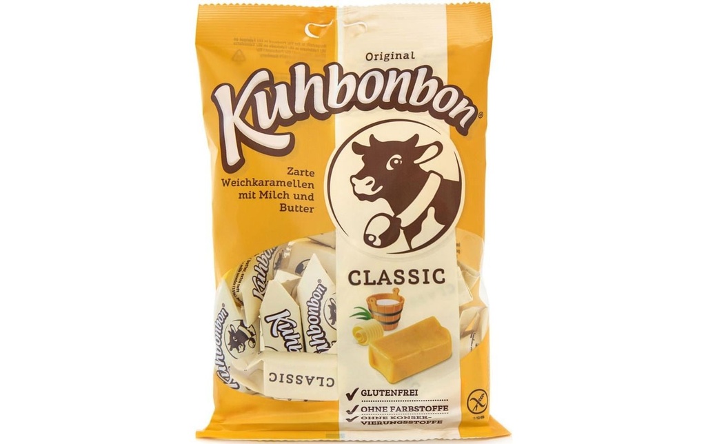 Kuhbonbon Sachet de caramel classique 200 g
