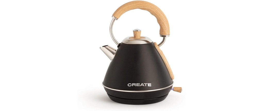 Create Bouilloire Retro M 1 l, Noir