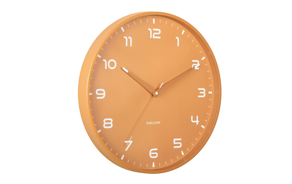 KARLSSON Horloge murale Orgullo Ø 40 cm, Ocre