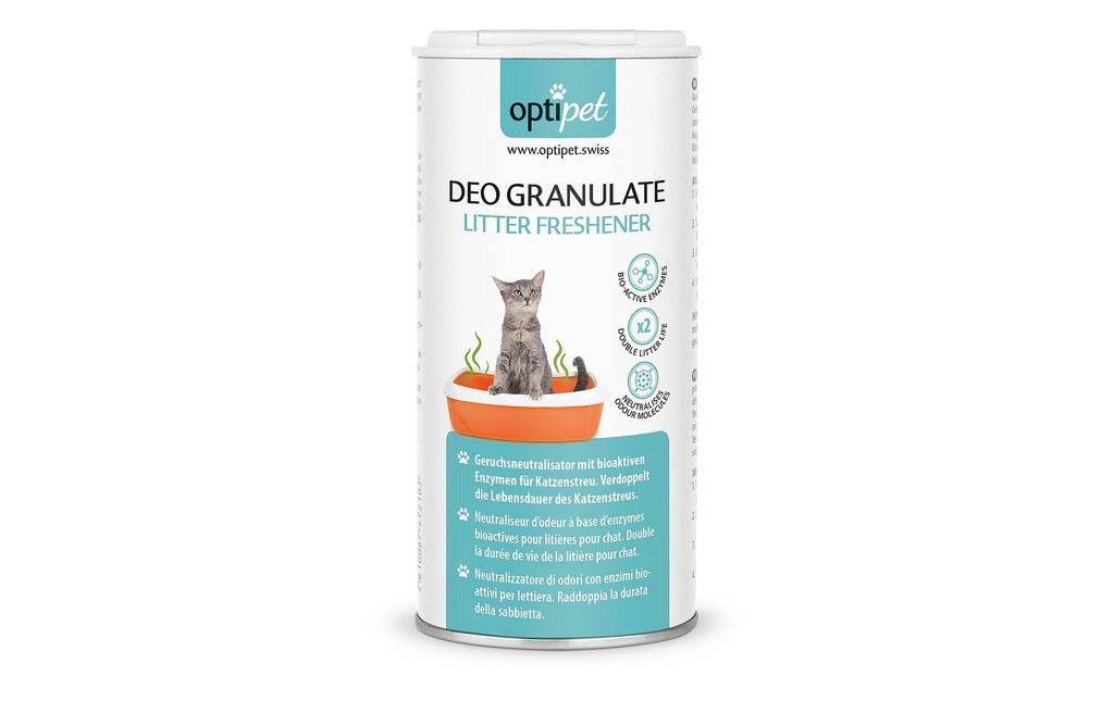 OptiPet Déodorant en granulés Litter Freshner 400 g