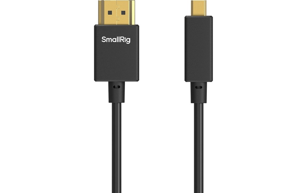 Smallrig Câble de données HDMI 4K ultra-mince (D vers A) (100 cm)
