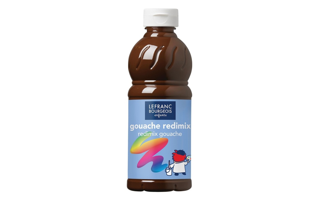 LEFRANC Peintures tempera Redimix 500 ml, Umbra