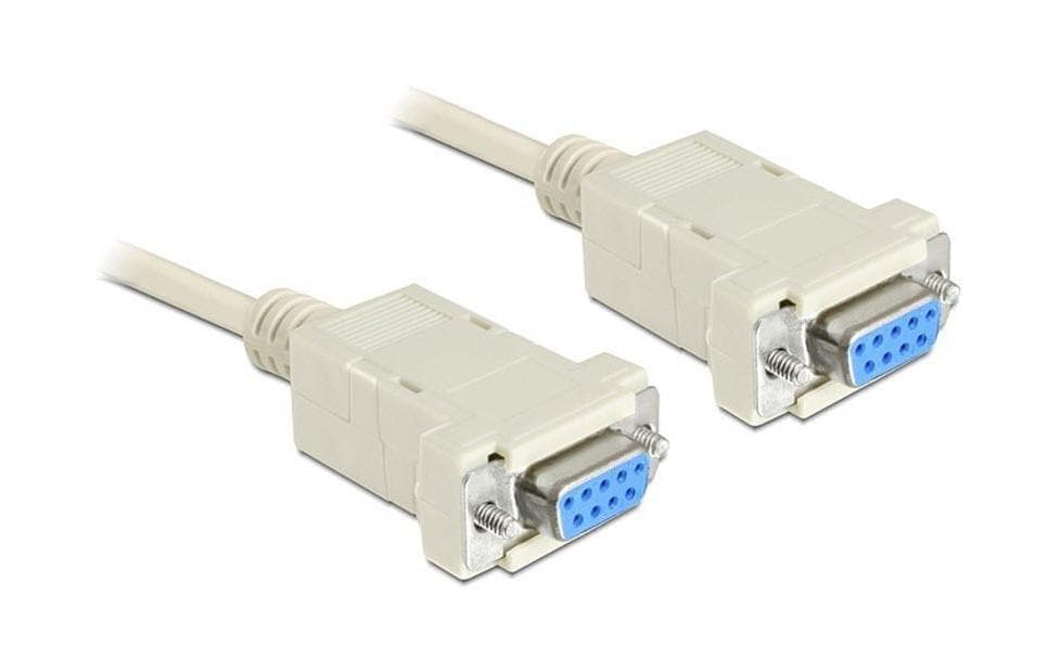 Delock Câble de raccordement RS-232 - RS-232 DB9 (f-f) Modem nul 5 m
