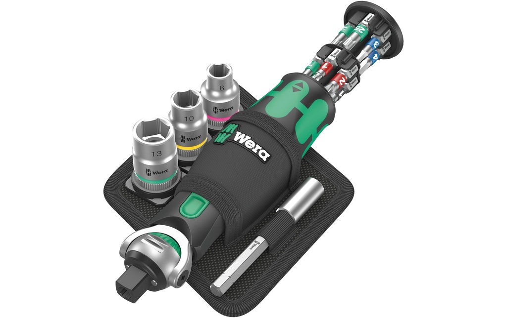 Wera Jeux de cliquets 8009 Cyclope Pocket Set 2, 18 pièces