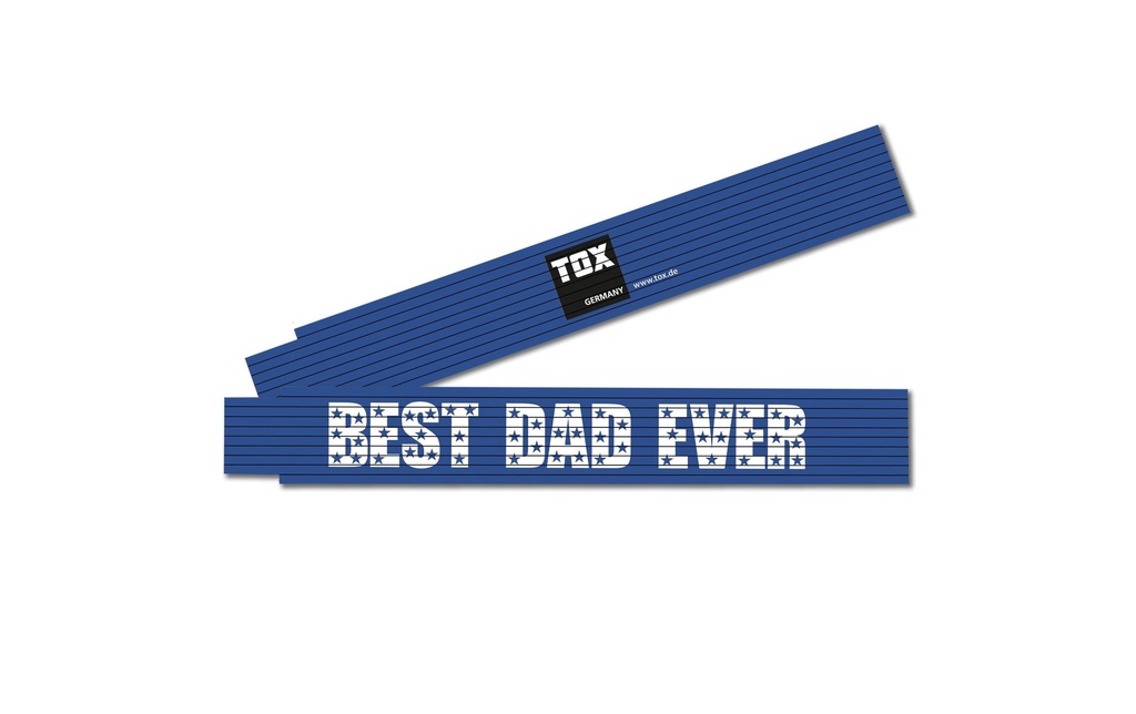 Tox-Dübel Double mètre «Best Dad Ever», 2 m