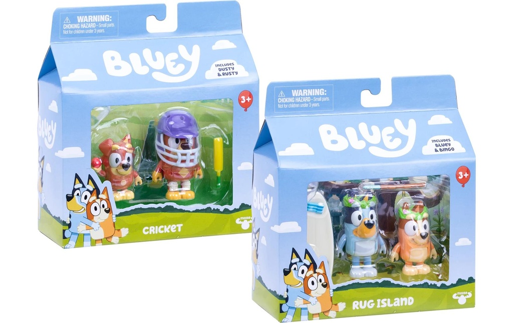 moose Ensemble de figurines Bluey Assorti