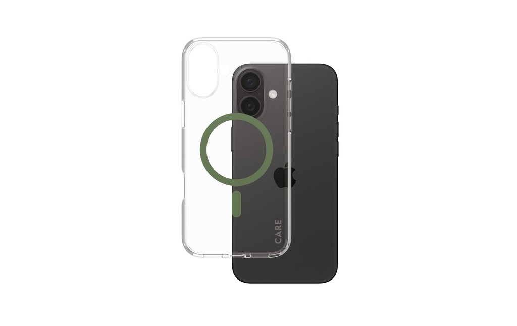 CARE Coque arrière Flagship iPhone 16 Plus Vert