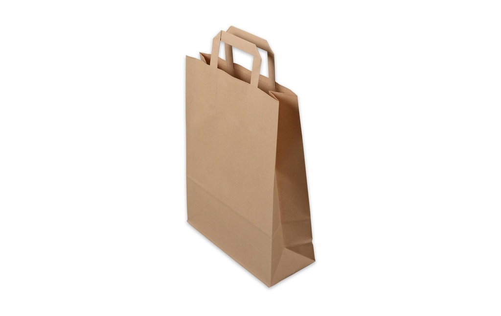 ELCO Sac en papier 26x10x33cm brun (50 pces)