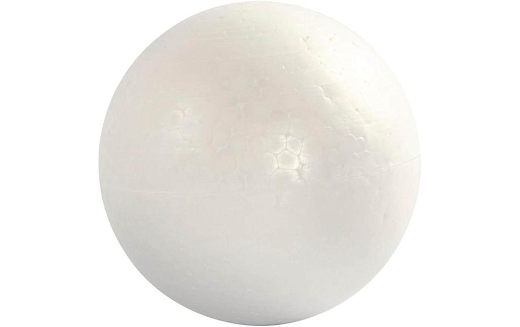 Creativ Company Boules en polystyrène 12 cm, blanc, 5 pièces
