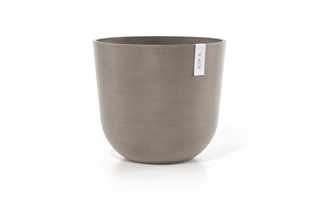 Ecopots Pot à fleur Oslo 45, French Taupe