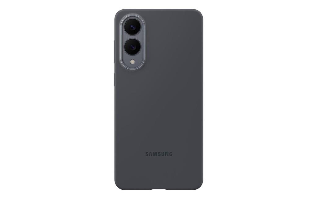 Samsung Coque arrière Silicone Galaxy S25 Edge Noir