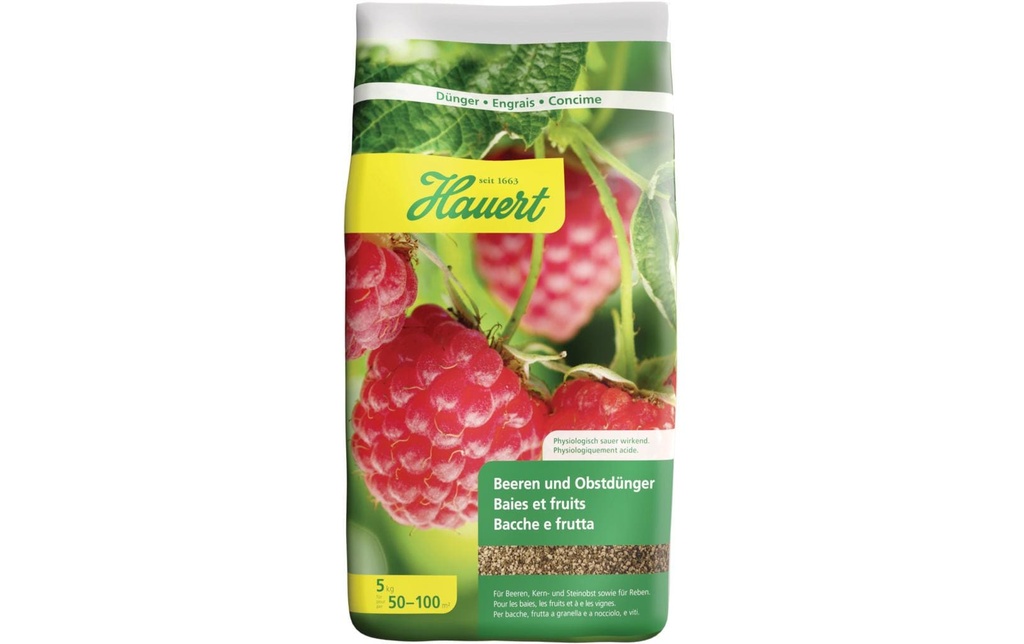 Hauert Engrais pour les baies et les fruits, 5 kg