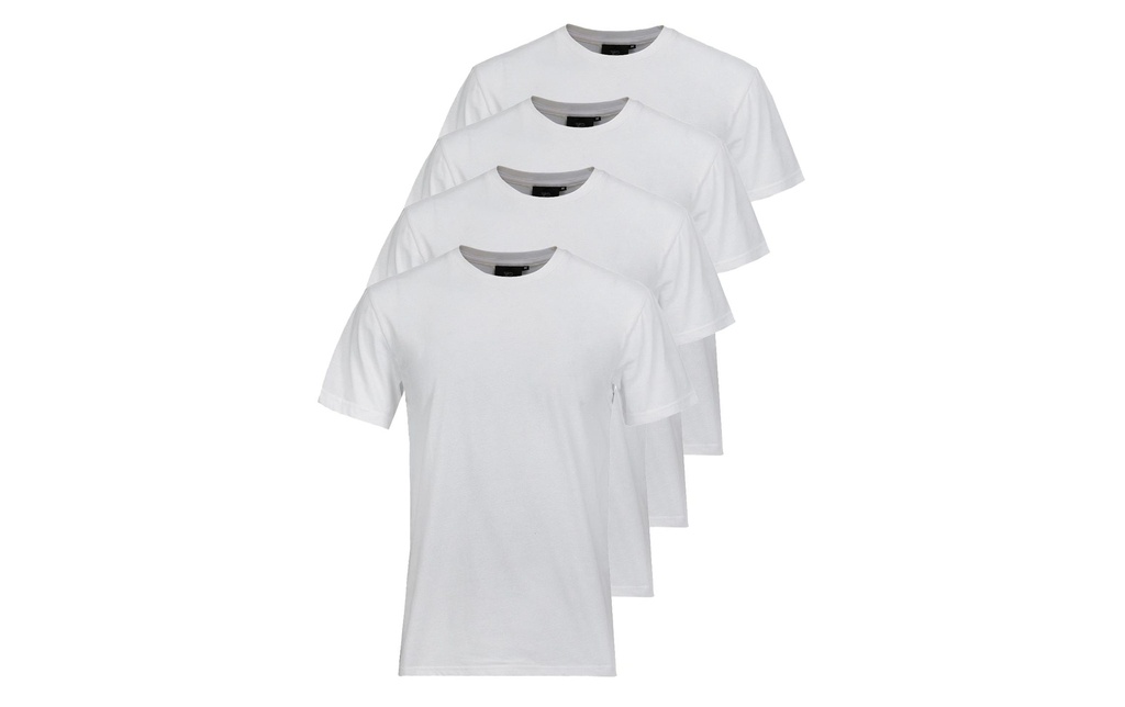 Switcher 4er-Pack Unisex T-Shirt Max Blanc, XL